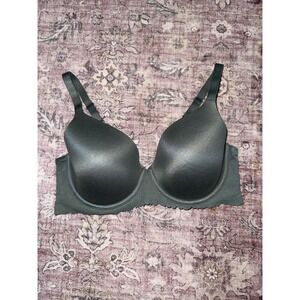 Aerie Real Sunnie Full Coverage Lightly Lined Bra Olive Green Lace Trim 38DD